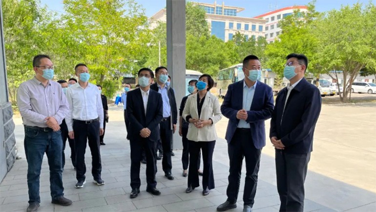 张锦刚副省长一行莅临兰州意昂4官网生态健康品有限公司调研