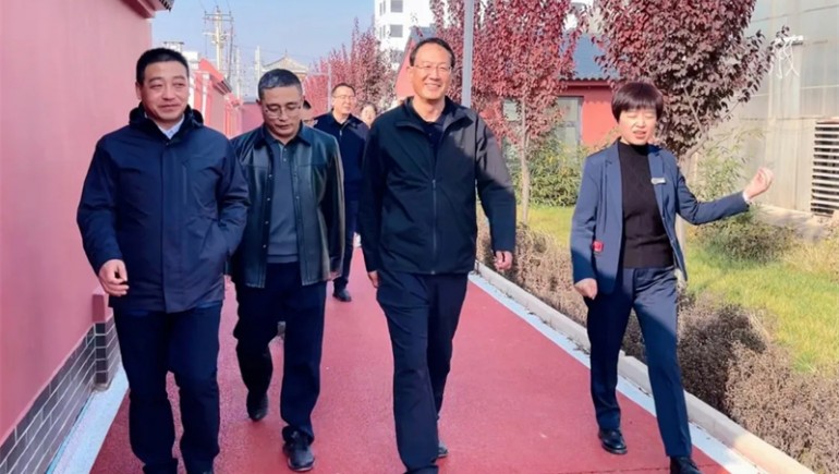 定西市民政局党组书记一行莅临意昂4官网康养考察纪实